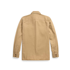 RRL Twill Officer's Workshirt Faded Tan