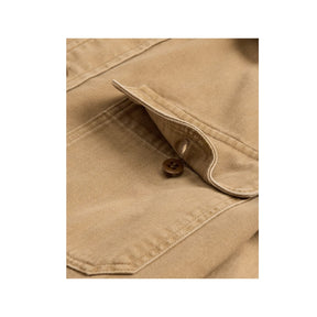 RRL Twill Officer's Workshirt Faded Tan