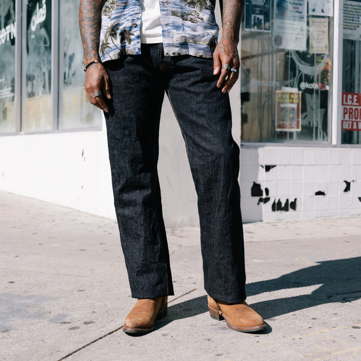 UES 400Z Classic Straight Denim Pants Indigo