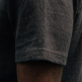 UES No. 8 Slub Nep Short Sleeve T-Shirt Black