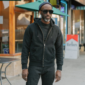 UES Zip Hoodie Black