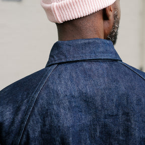 UES Nylon Denim Coach Jacket 2nd Type Indigo FINAL SALE