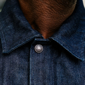 UES Nylon Denim Coach Jacket 2nd Type Indigo FINAL SALE