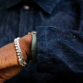 UES Nylon Denim Coach Jacket 2nd Type Indigo FINAL SALE
