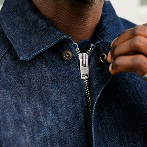 UES Nylon Denim Coach Jacket 2nd Type Indigo FINAL SALE