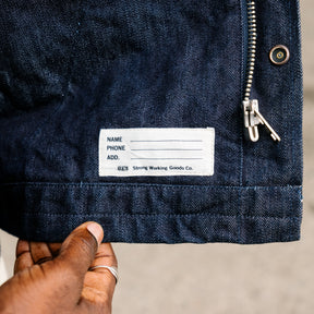UES Nylon Denim Coach Jacket 2nd Type Indigo FINAL SALE