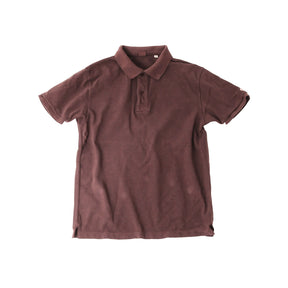 UES Rahben Stitch Polo Shirt Brown