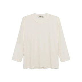All-Time High Ultra Light Slub Knit Long Sleeve Tee Ivory