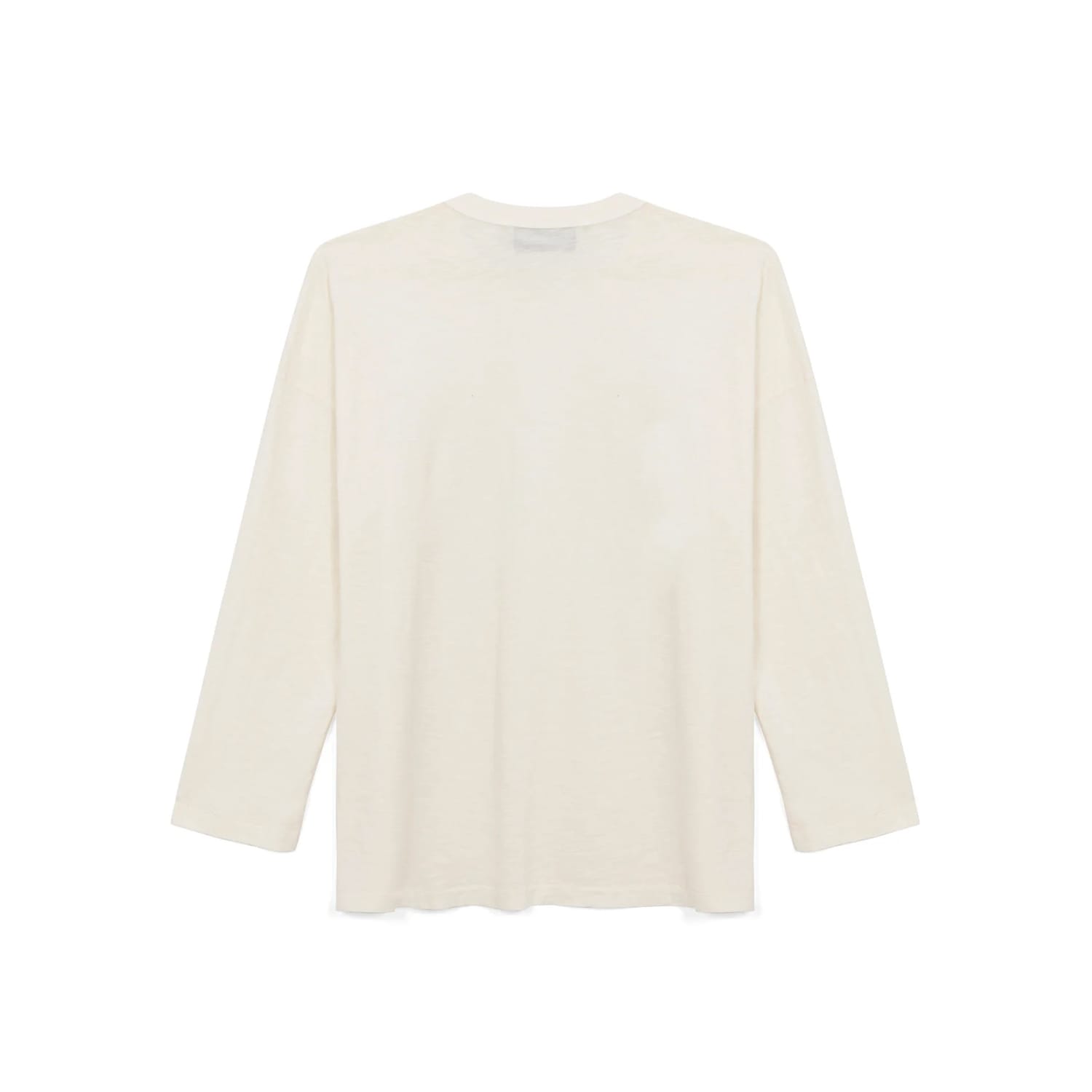 All-Time High Ultra Light Slub Knit Long Sleeve Tee Ivory