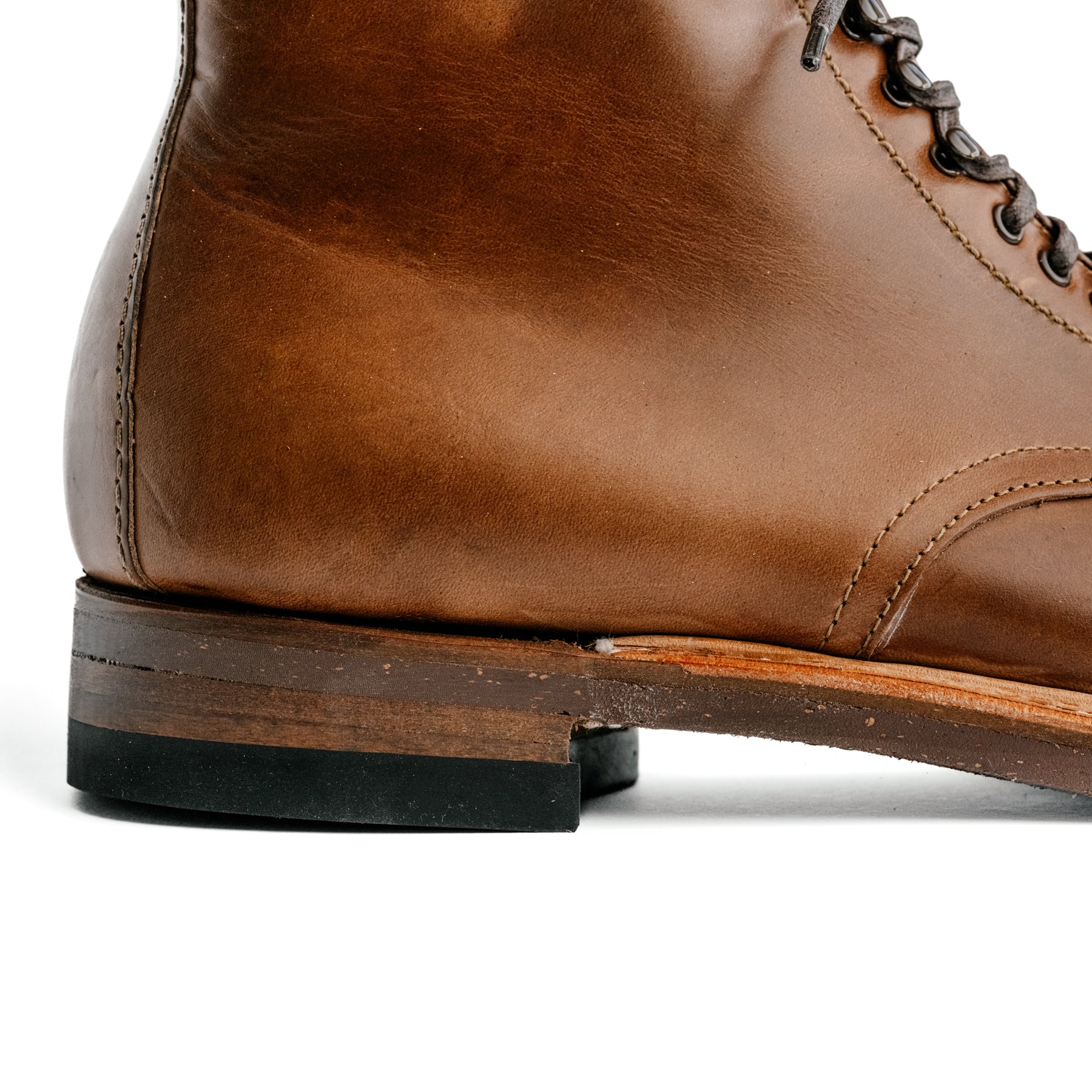 靴 Alden vanlast us6.5E 724 Alden x Snake Oil Provisions Union Plain Toe Boot Natural Chromexcel