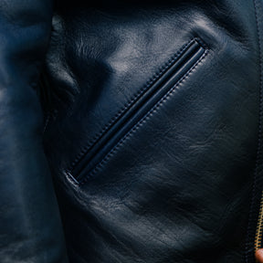 Y'2 Leather IB-161 Indigo Horse Model 60s Denim Zip Jacket