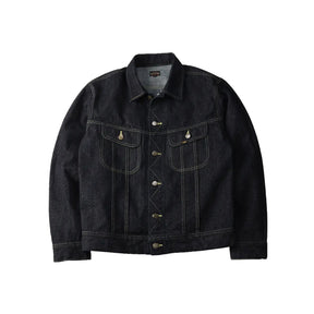 The Flat Head FN-OJ-D103 14.5oz Zimbabwe Cotton Denim Jacket Indigo