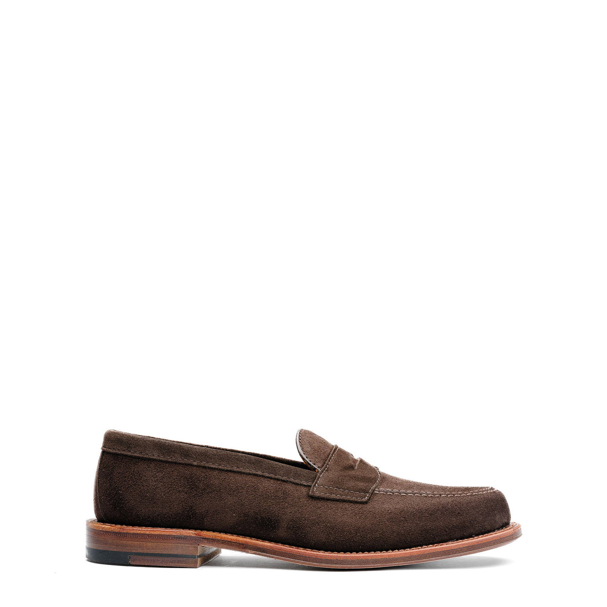 Alden 6176F Leisure Loafer Chocolate Suede