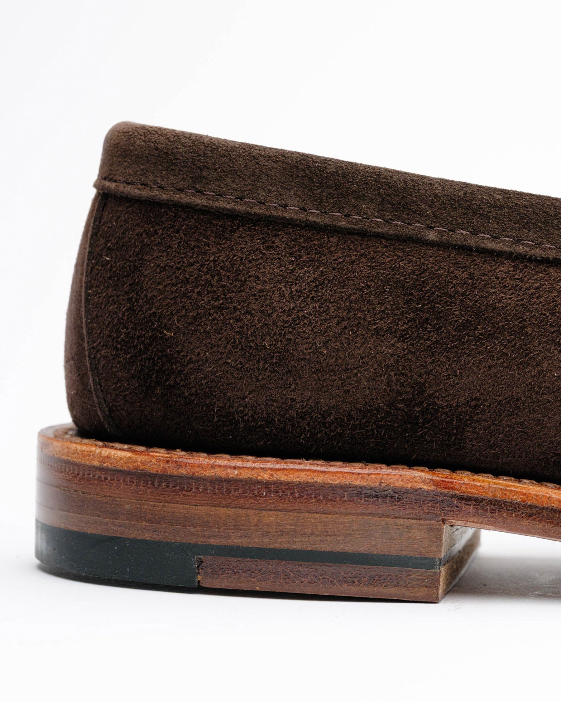 Alden 6176F Leisure Loafer Chocolate Suede