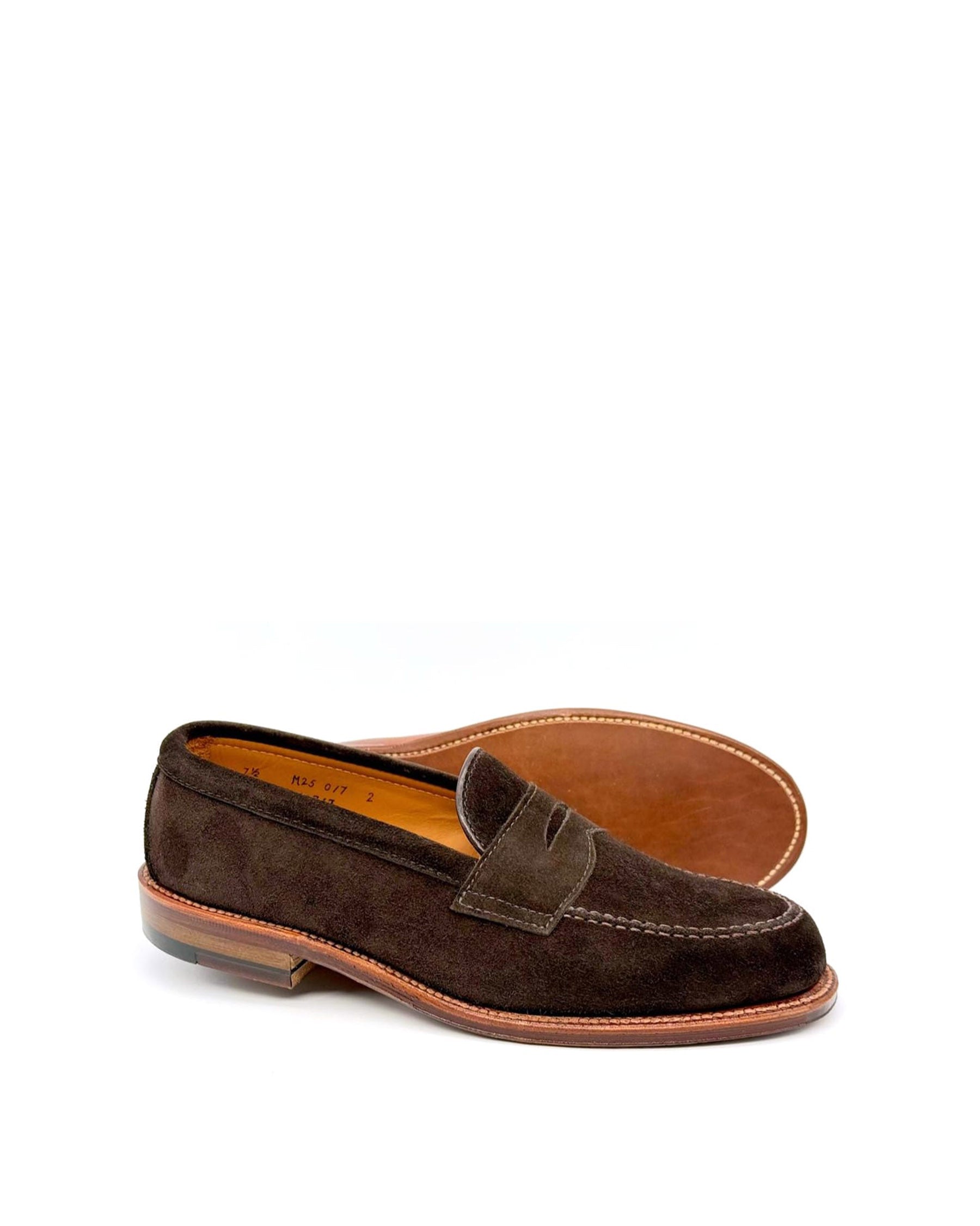 Alden 6176F Leisure Loafer Chocolate Suede