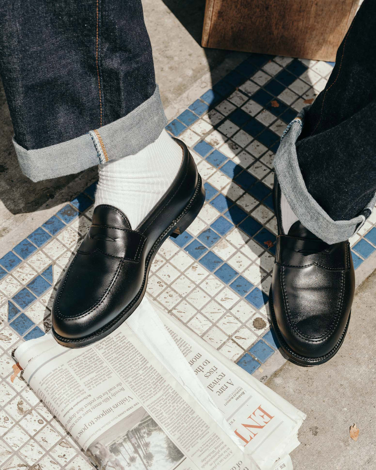 Alden 9827 Leisure Loafer Black Canton Calf