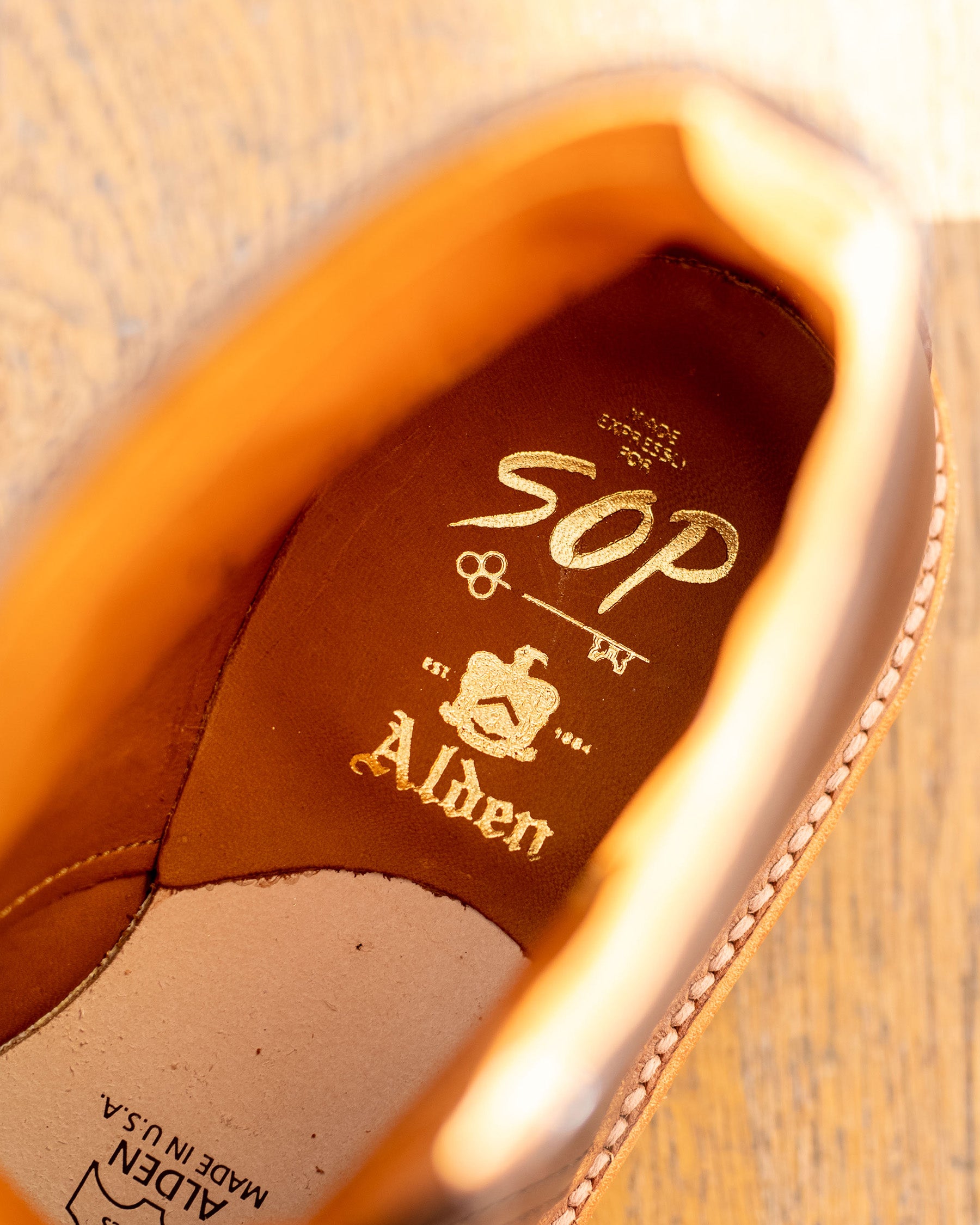 Alden x Snake Oil Provisions Wick Color 8 Shell Cordovan Boot