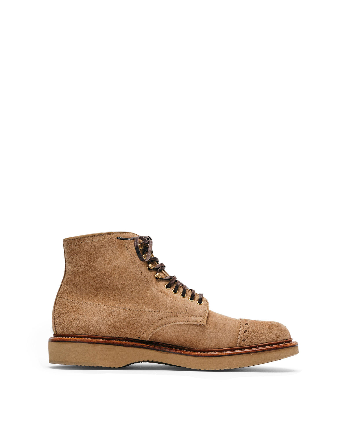 Alden x Snake Oil Provisions Dune Boot Tan Suede