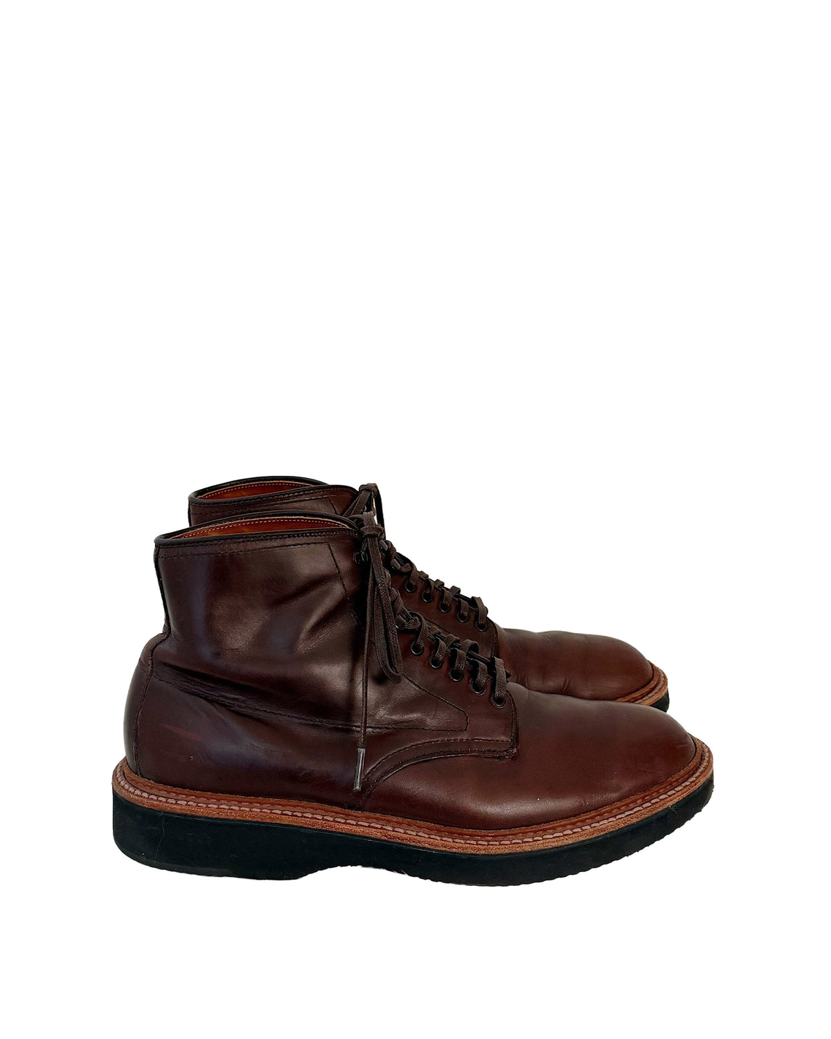 Alden x Snake Oil Provisions Figueroa Plain Toe Boot Brown Chromexcel PRE-OWNED/ FINAL SALE