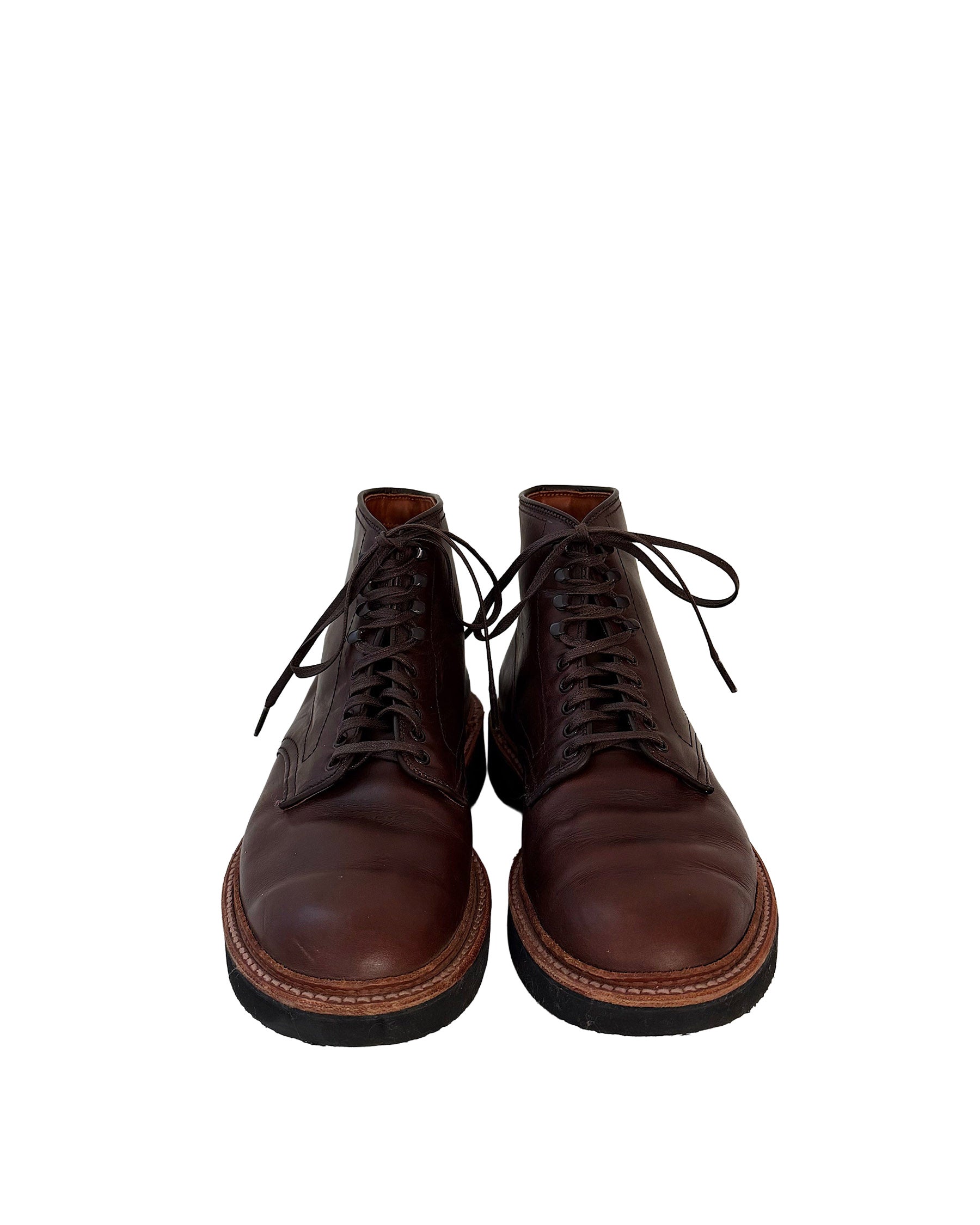 Alden x Snake Oil Provisions Figueroa Plain Toe Boot Brown Chromexcel PRE-OWNED/ FINAL SALE