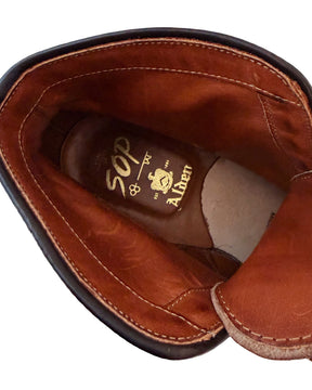 Alden x Snake Oil Provisions Figueroa Plain Toe Boot Brown Chromexcel PRE-OWNED/ FINAL SALE