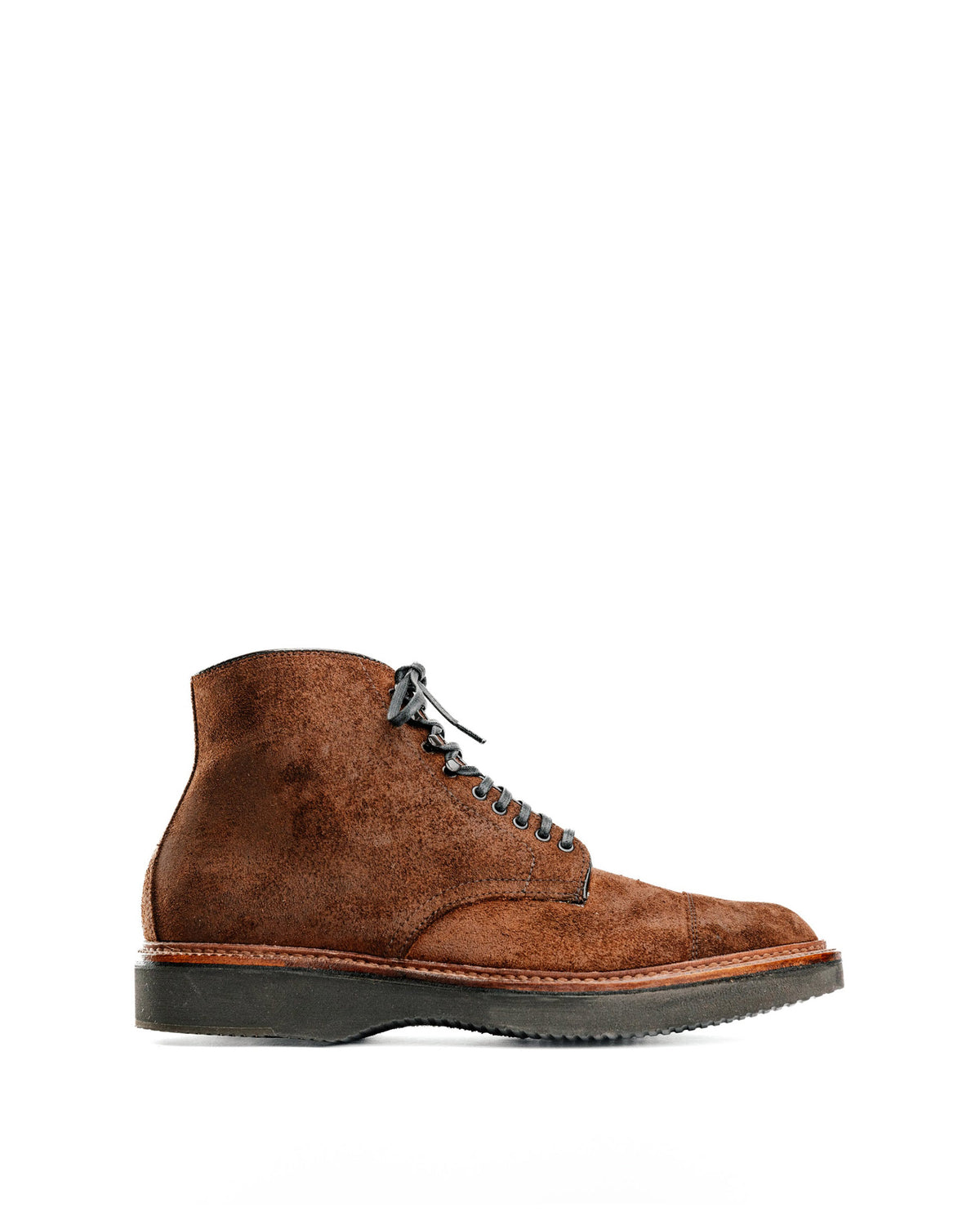 Alden x Snake Oil Provisions Lafayette Boot Reverse Tobacco Chamois