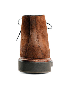 Alden x Snake Oil Provisions Lafayette Boot Reverse Tobacco Chamois