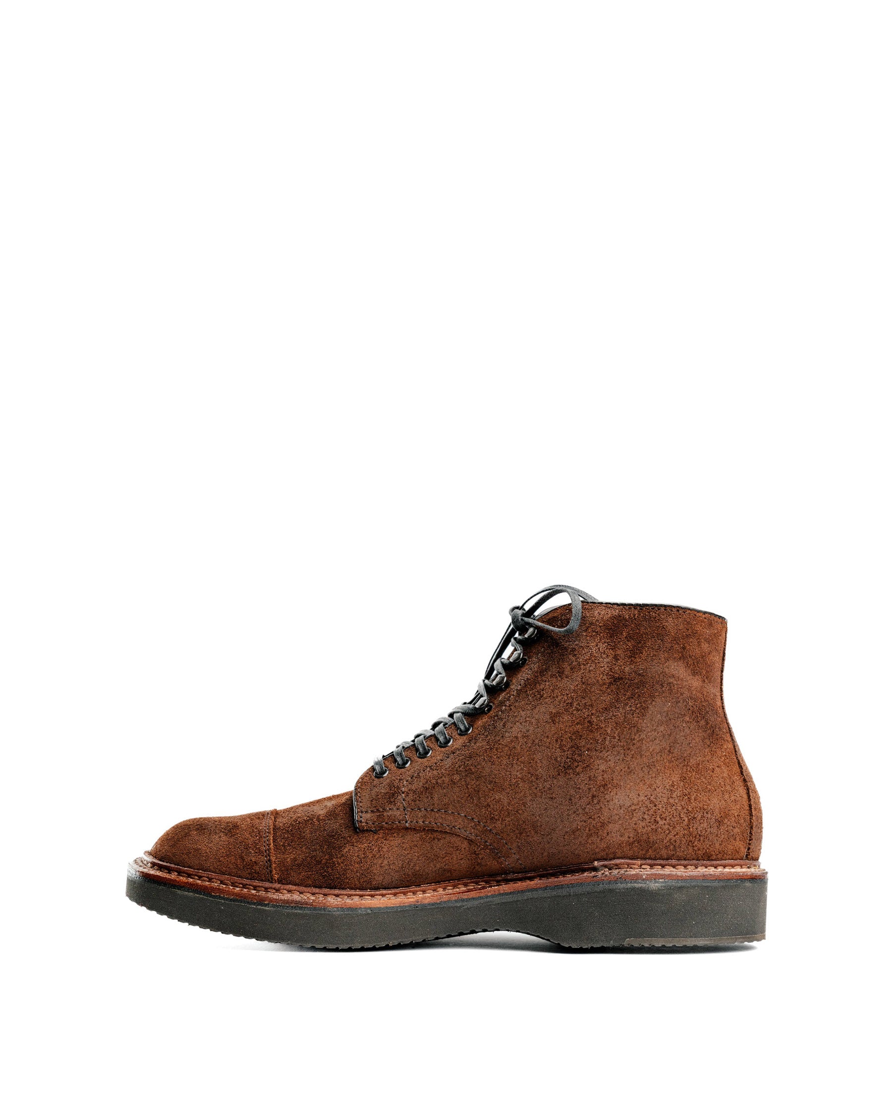 Alden x Snake Oil Provisions Lafayette Boot Reverse Tobacco Chamois