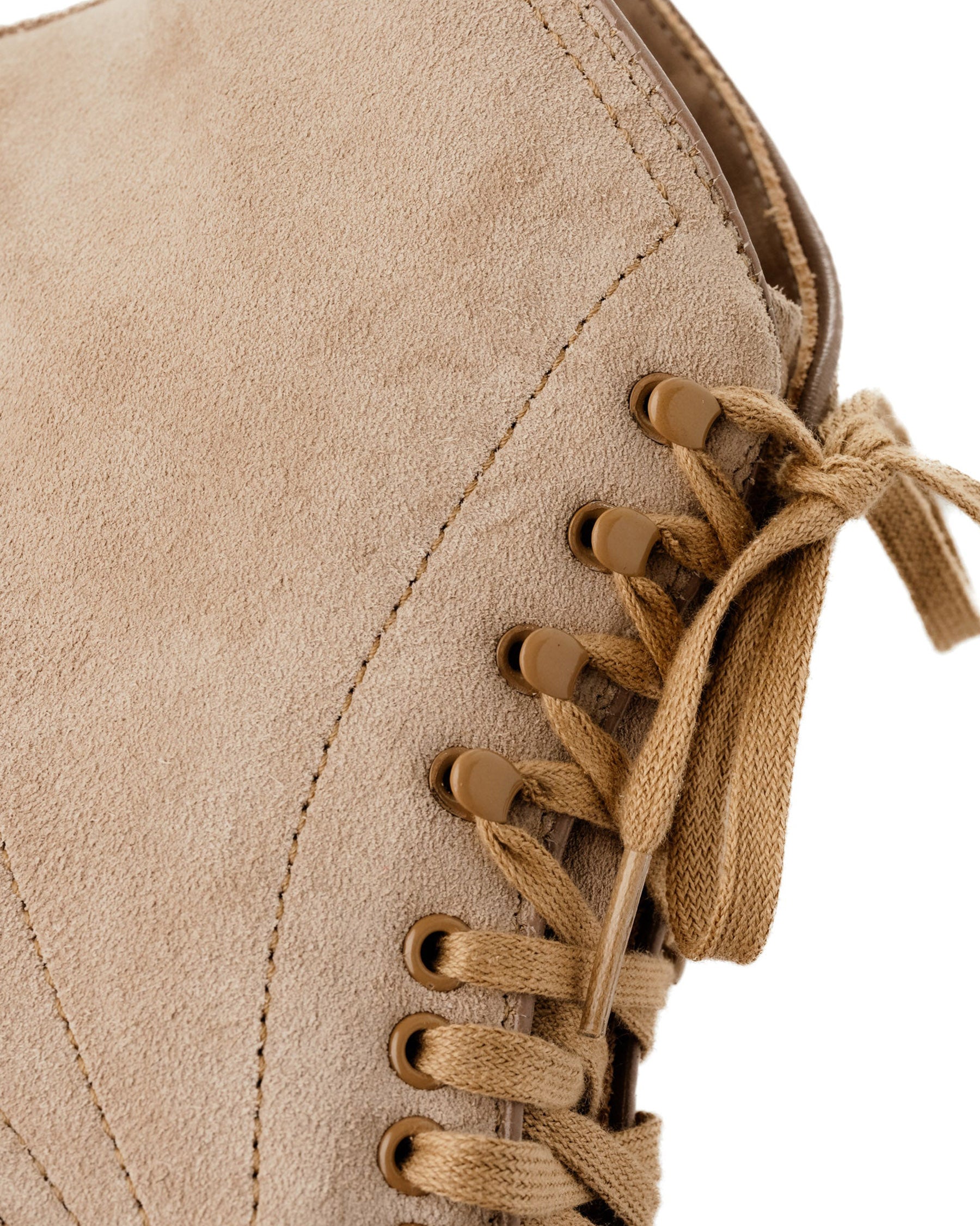 Alden x Snake Oil Provisions Lestat Plain Toe Boot Milkshake Suede