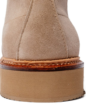 Alden x Snake Oil Provisions Lestat Plain Toe Boot Milkshake Suede