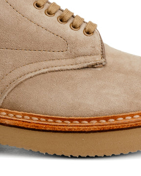 Alden x Snake Oil Provisions Lestat Plain Toe Boot Milkshake Suede