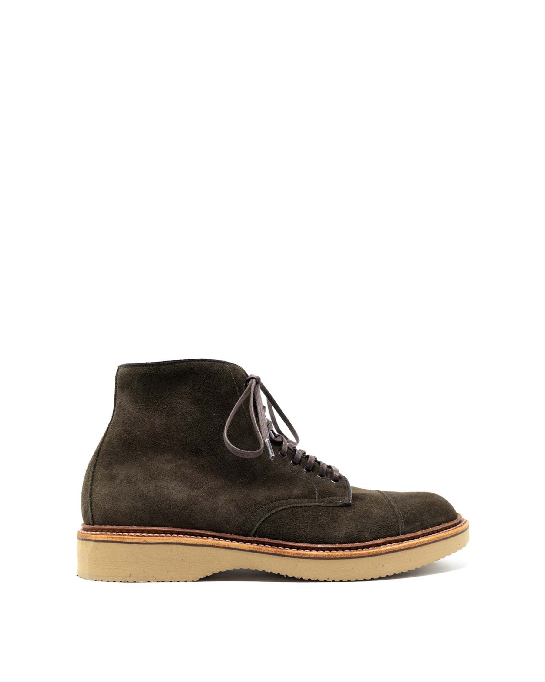 Alden x Snake Oil Provisions Monterey Boot Loden Suede