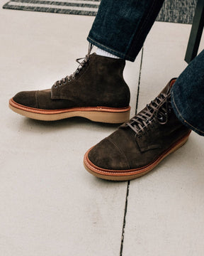 Alden x Snake Oil Provisions Monterey Boot Loden Suede