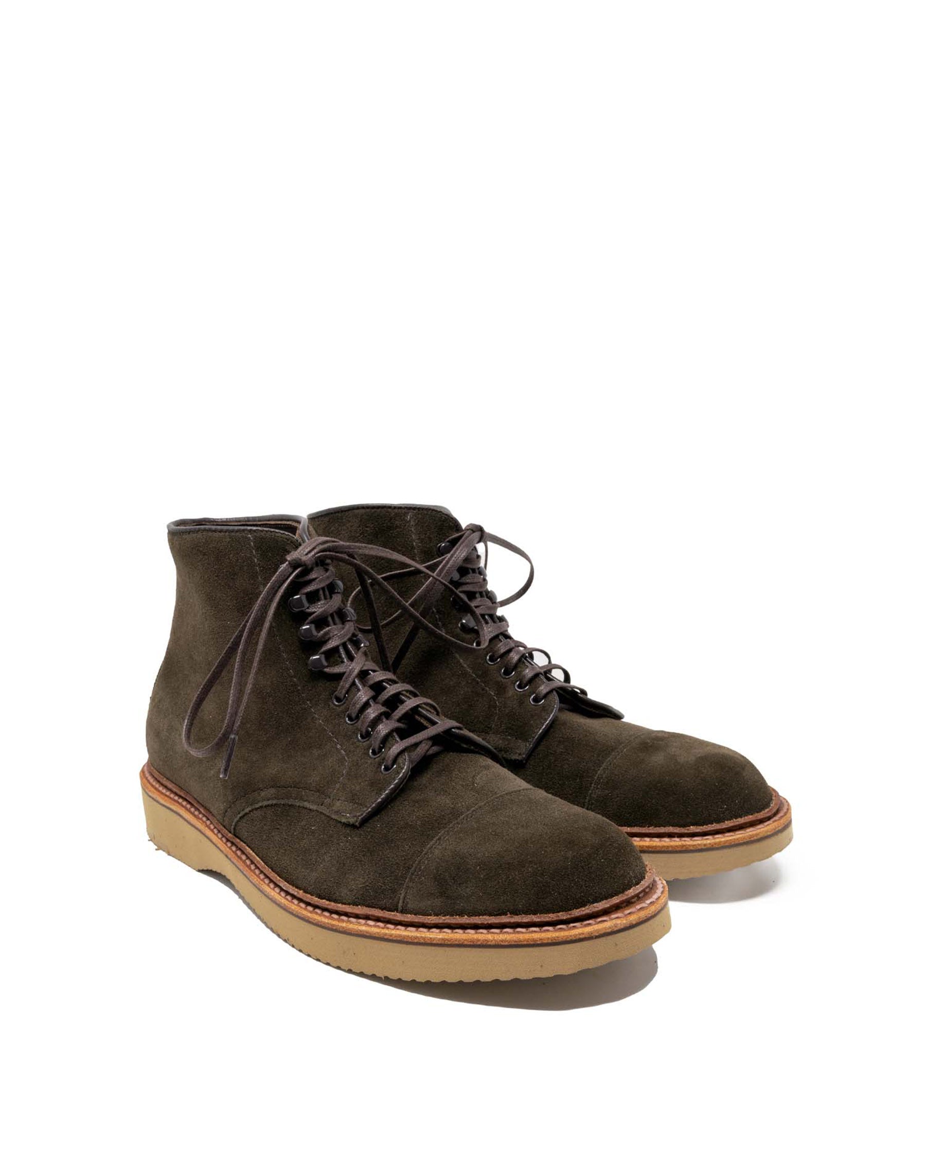 Alden x Snake Oil Provisions Monterey Boot Loden Suede