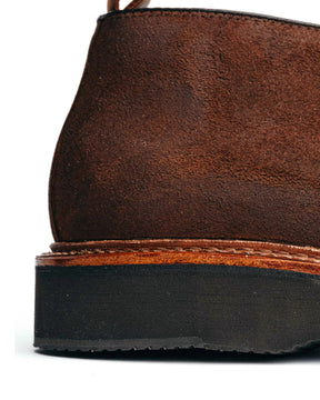 Alden x Snake Oil Provisions Romeo Chukka Boot Reverse Tobacco Chamois
