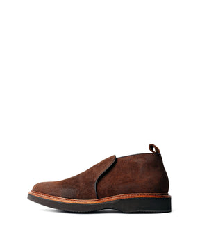 Alden x Snake Oil Provisions Romeo Chukka Boot Reverse Tobacco Chamois
