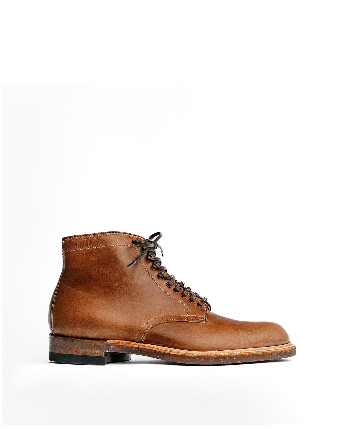 Alden x Snake Oil Provisions Union Plain Toe Boot Natural Chromexcel