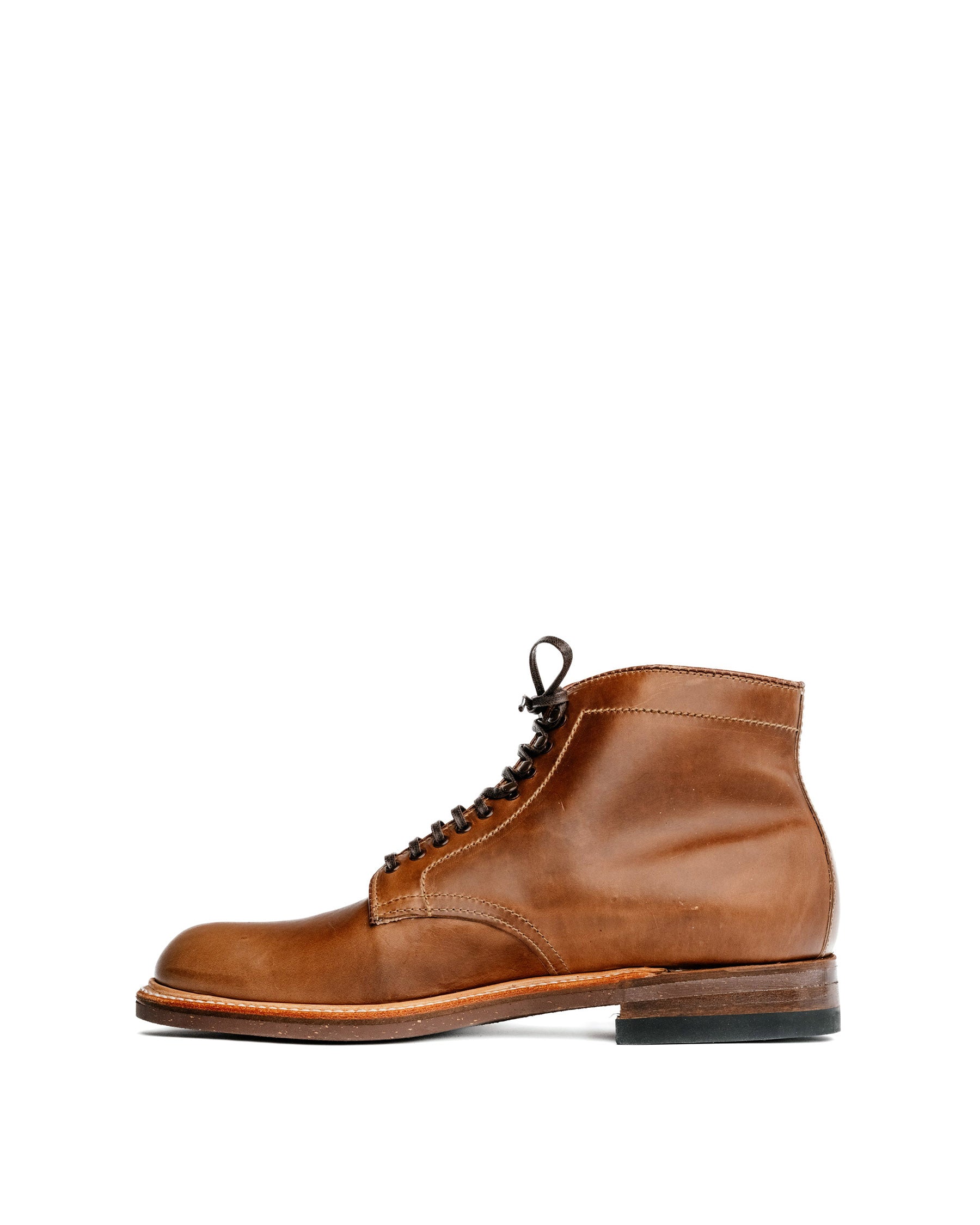Alden x Snake Oil Provisions Union Plain Toe Boot Natural Chromexcel