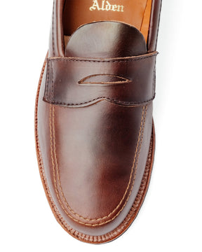 Alden x Snake Oil Provisions Unlined Loafer Brown Chromexcel