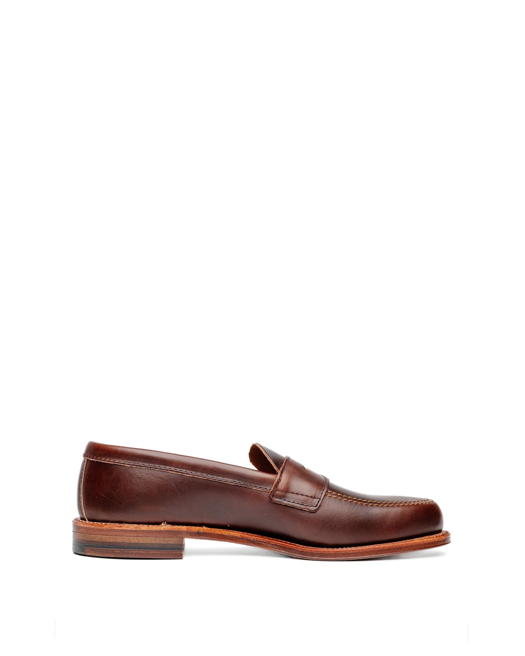 Alden x Snake Oil Provisions Unlined Loafer Brown Chromexcel