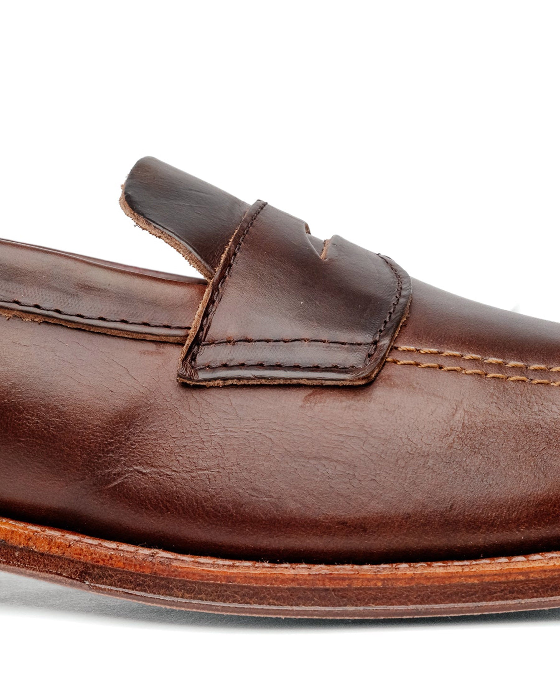 Alden x Snake Oil Provisions Unlined Loafer Brown Chromexcel
