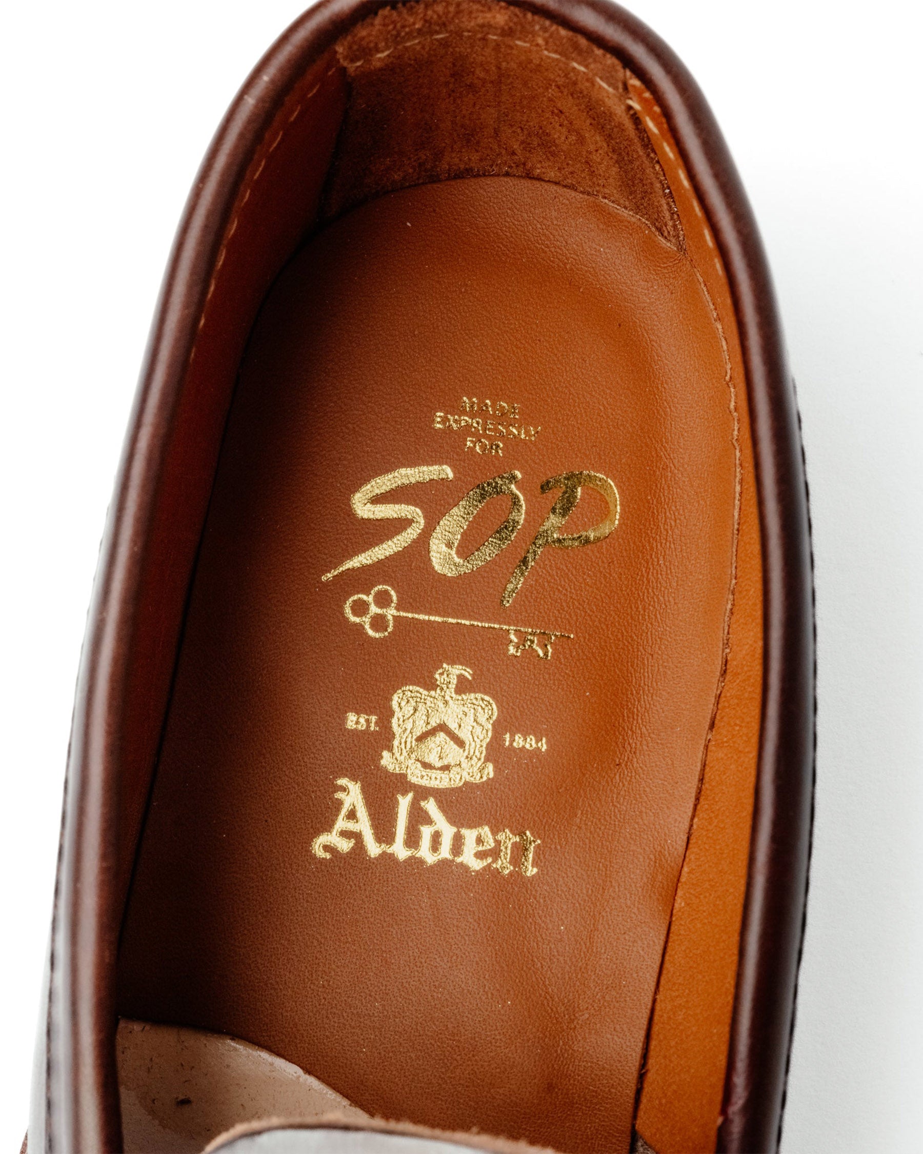 Alden x Snake Oil Provisions Unlined Loafer Brown Chromexcel