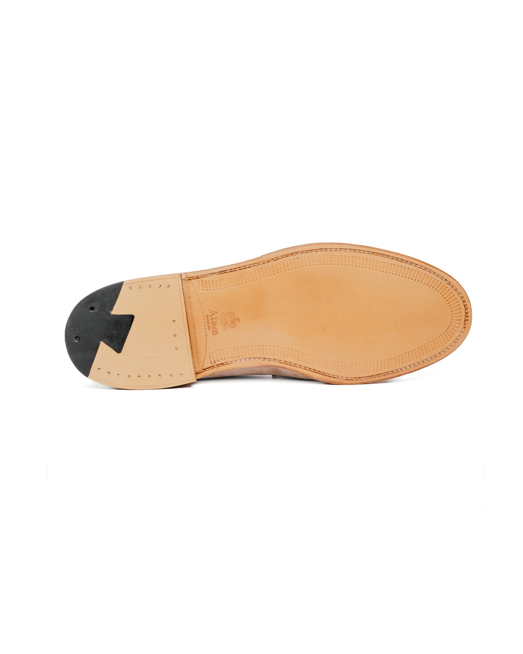 Alden x Snake Oil Provisions Unlined Penny Loafer Milkshake Suede