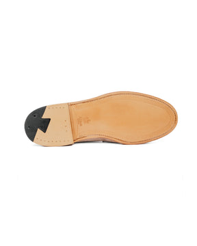 Alden x Snake Oil Provisions Unlined Penny Loafer Milkshake Suede