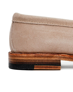 Alden x Snake Oil Provisions Unlined Penny Loafer Milkshake Suede