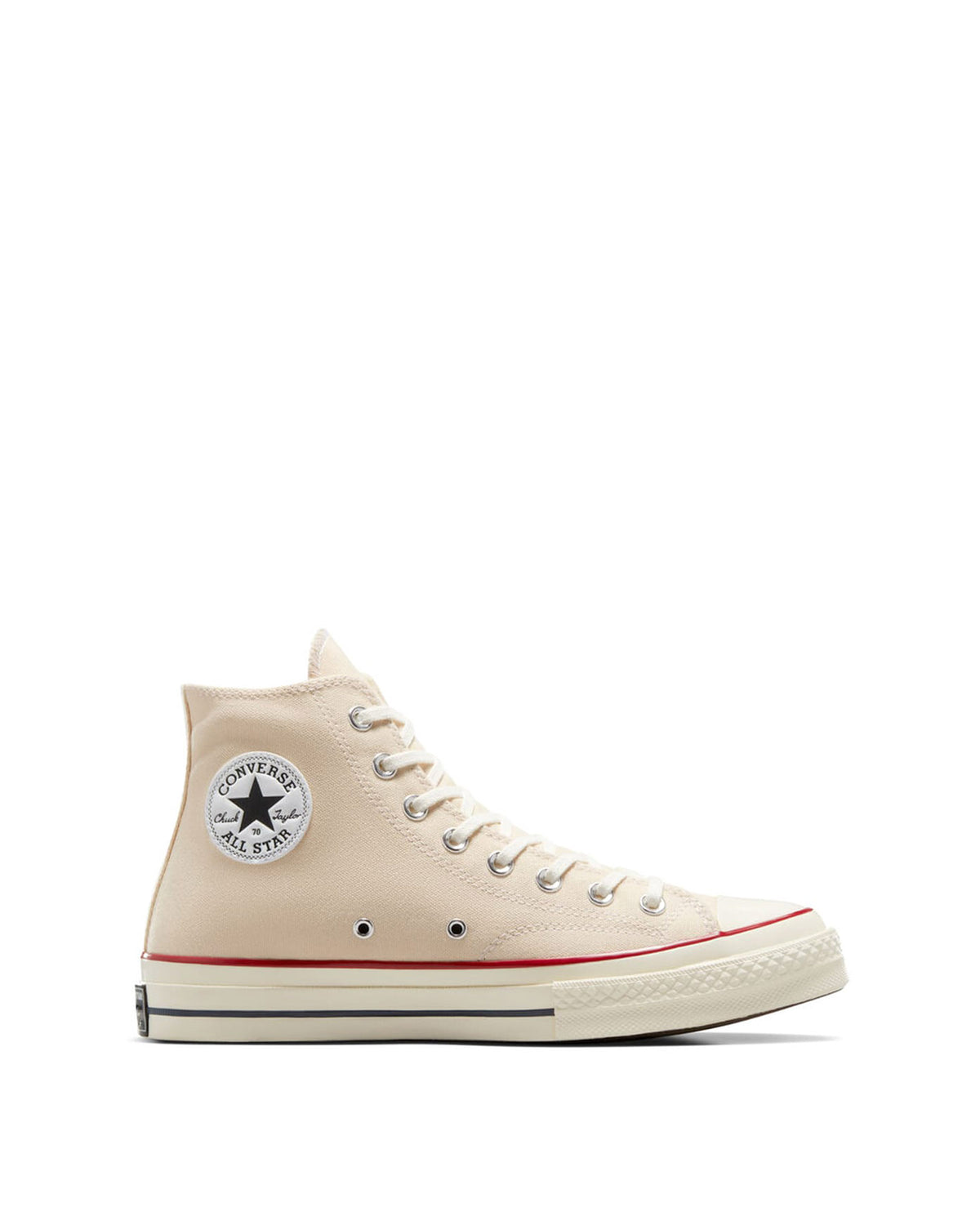 Converse Chuck 70 Canvas Unisex High Top Shoe Parchment/ Garnet/ Egret