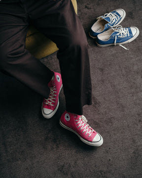Converse Chuck 70 Canvas Unisex High-Top Shoe Rough Raspberry/Egret/Black