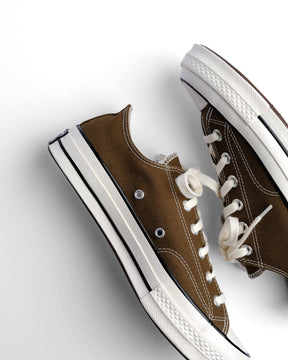 Converse Chuck 70 Canvas Unisex Low Top Shoe Ox Bog Down/Egret/Black