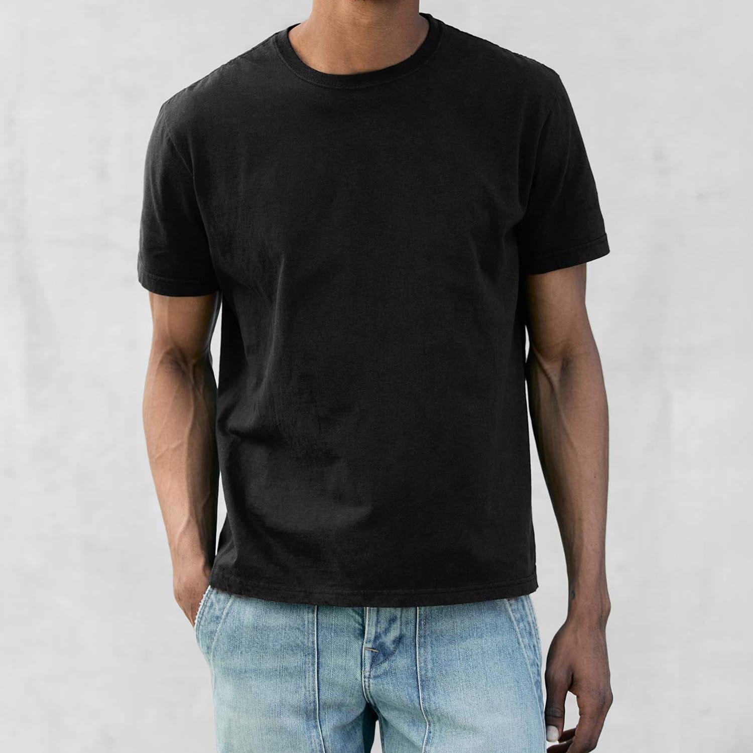 Imogene + Willie Cotton Project Tee in Faded Black