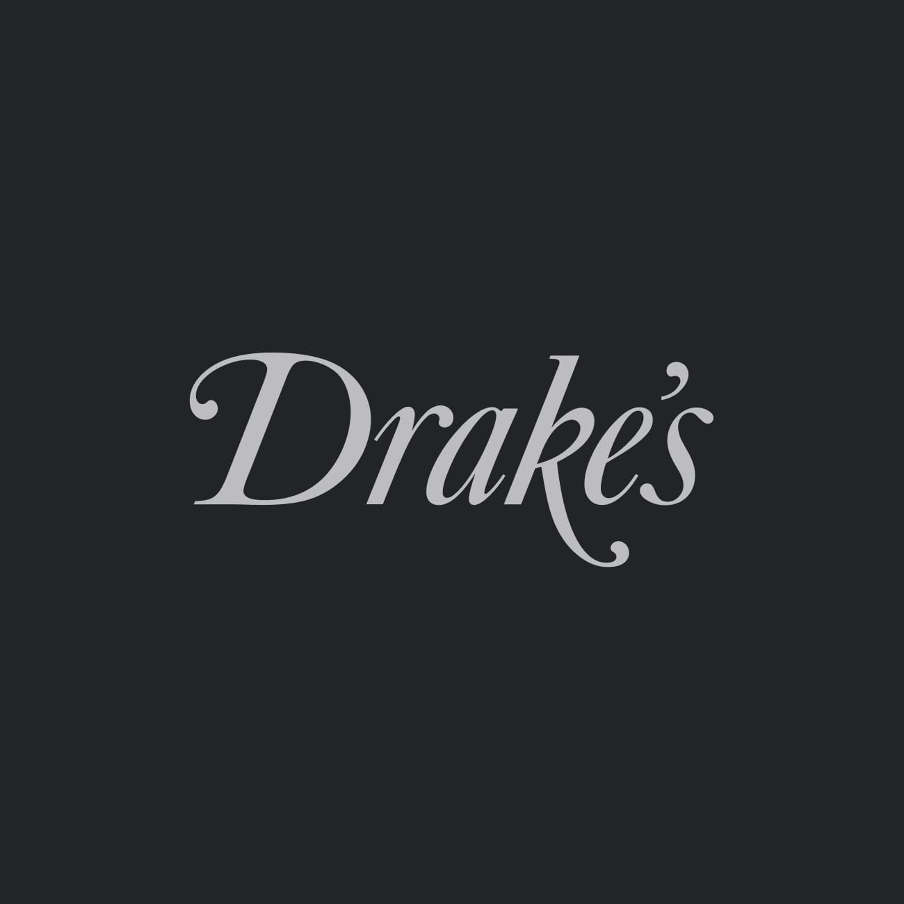 Drake's Khaki Green Cotton Quarter Zip Sweatshirt